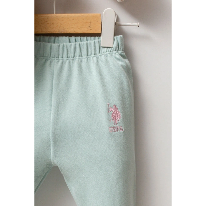 U.S.POLO ASSN KIZ BEBEK 3LÜ TAKIM - EKRU