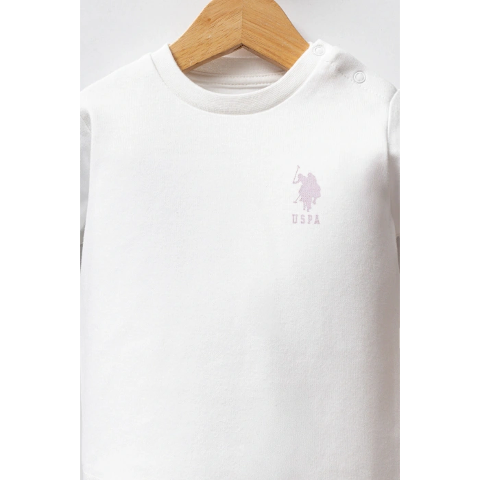 U.S.POLO ASSN KIZ BEBEK 3LÜ TAKIM - LİLA