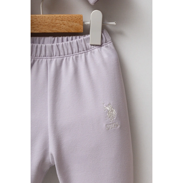 U.S.POLO ASSN KIZ BEBEK 3LÜ TAKIM - LİLA