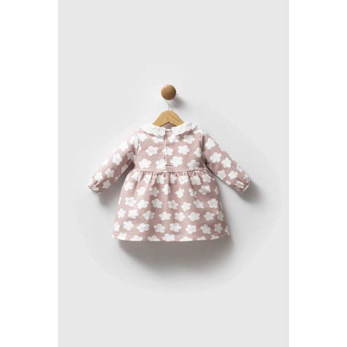 U.S.POLO ASSN KIZ BEBEK ELBİSE - PUDRA