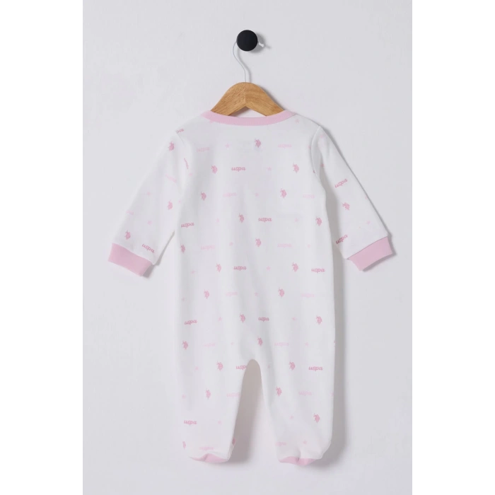 U.S.POLO ASSN KIZ BEBEK PATİKLİ TULUM - Beyaz
