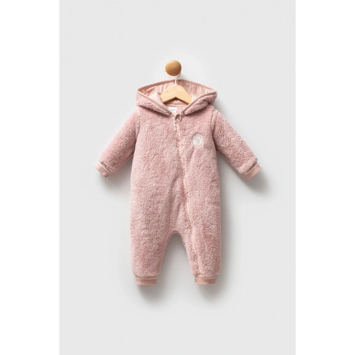 U.S.POLO ASSN KIZ BEBEK PATİKSİZ TULUM - PUDRA