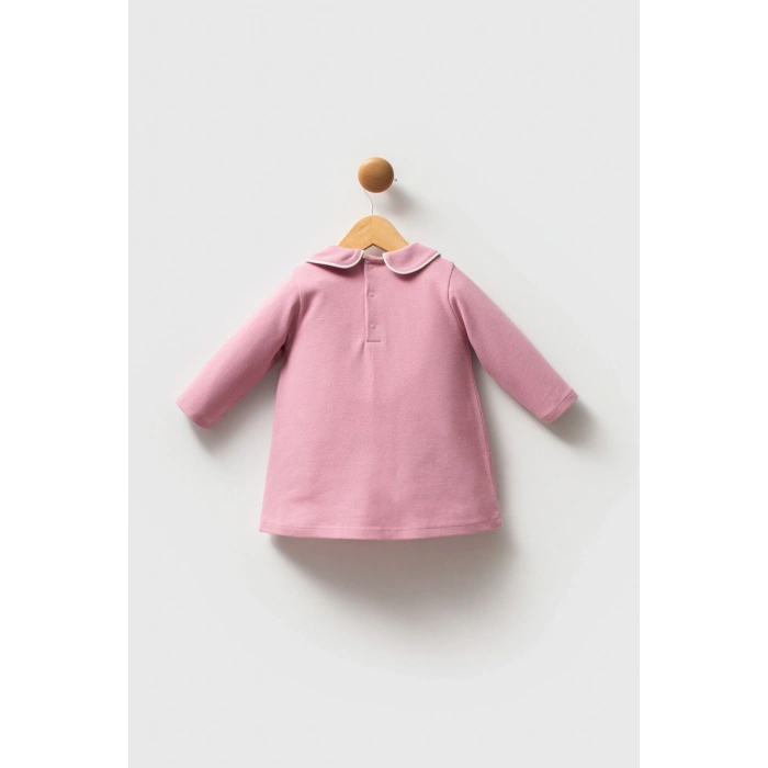 U.S.POLO ASSN KIZ BEBEK PİKE ELBİSE - GÜL KURUSU