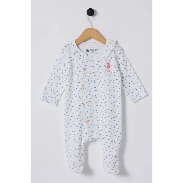 U.S.POLO ASSN. KIZ BEBEK TULUM - BEYAZ/MAVİ