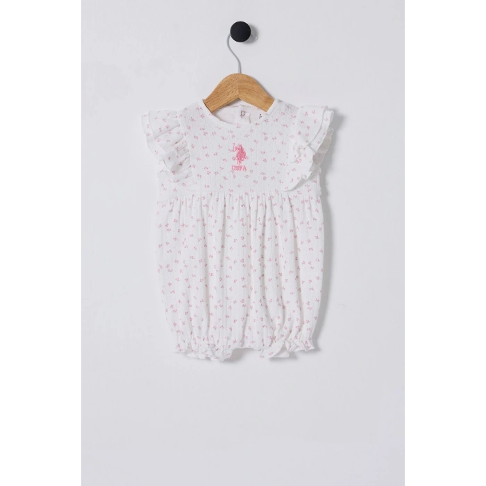 U.S.POLO ASSN. KIZ BEBEK TULUM - BEYAZ/PEMBE