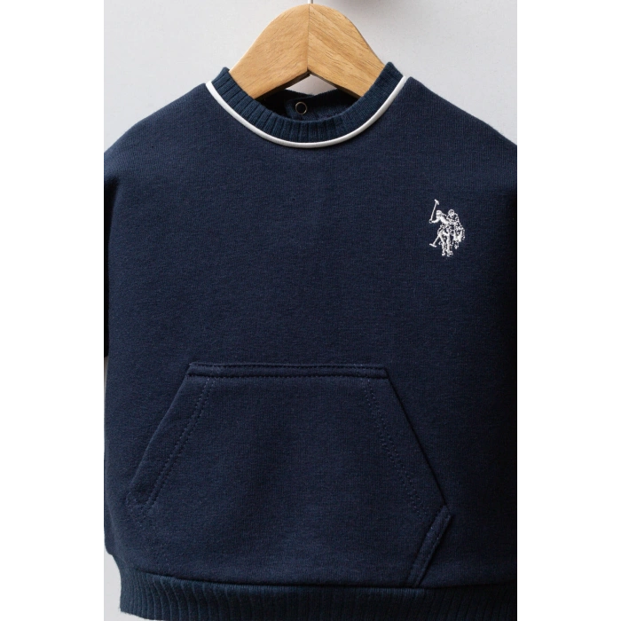 U.S.POLO ERKEK BEBEK 2 Lİ TAKIM - LACİVERT