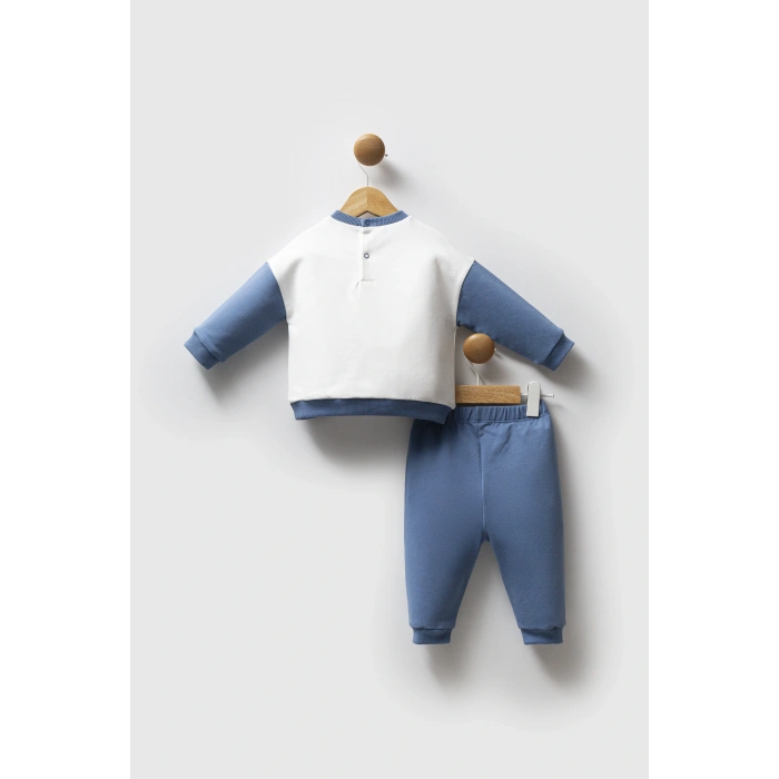 U.S.POLO ERKEK BEBEK 2 Lİ TAKIM - MAVİ