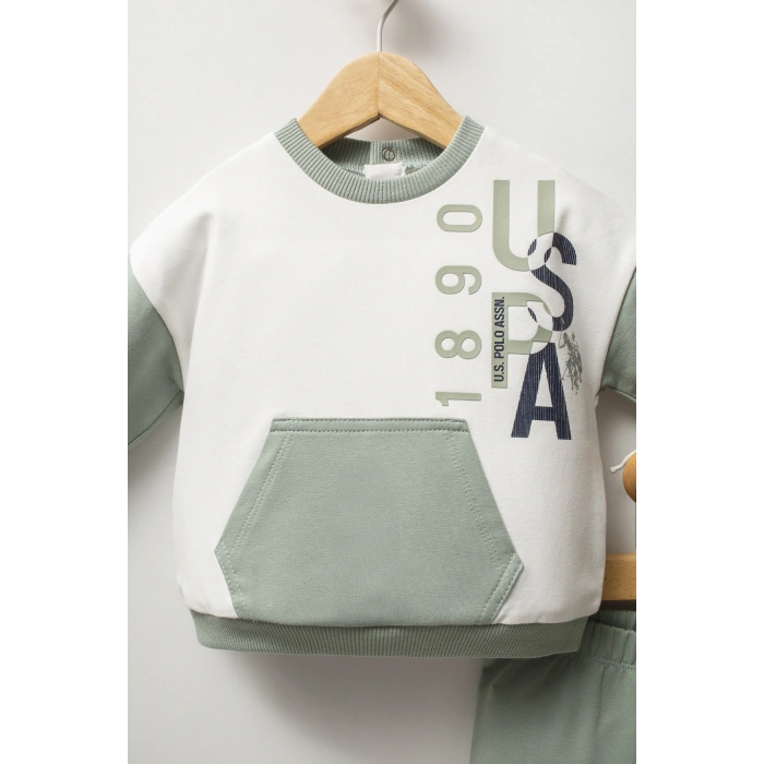 U.S.POLO ERKEK BEBEK 2 Lİ TAKIM - Yeşil