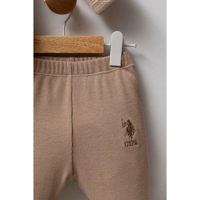 U.S.POLO ERKEK BEBEK 2Lİ TAKIM - BEJ