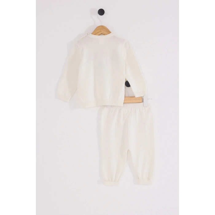 U.S.POLO ERKEK BEBEK TRİKO 2Lİ TAKIM - EKRU