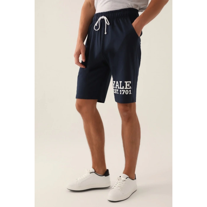YALE ERKEK BERMUDA - LACİVERT