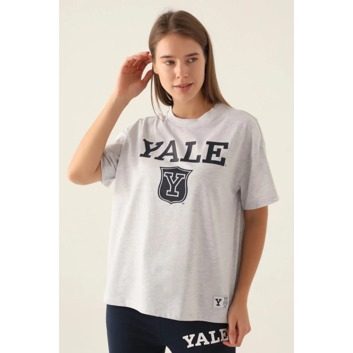 YALE KADIN TEK ÜST - KAR MELANJ