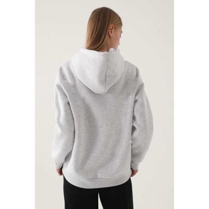 YALE KADIN TEK ÜST - KAR MELANJ