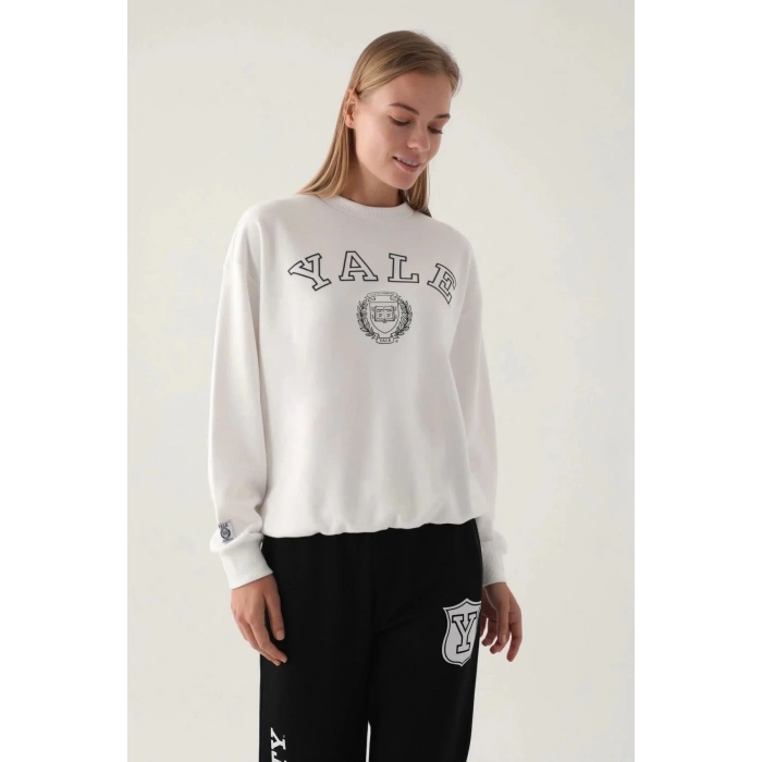 YALE KADIN TEK ÜST - KREM