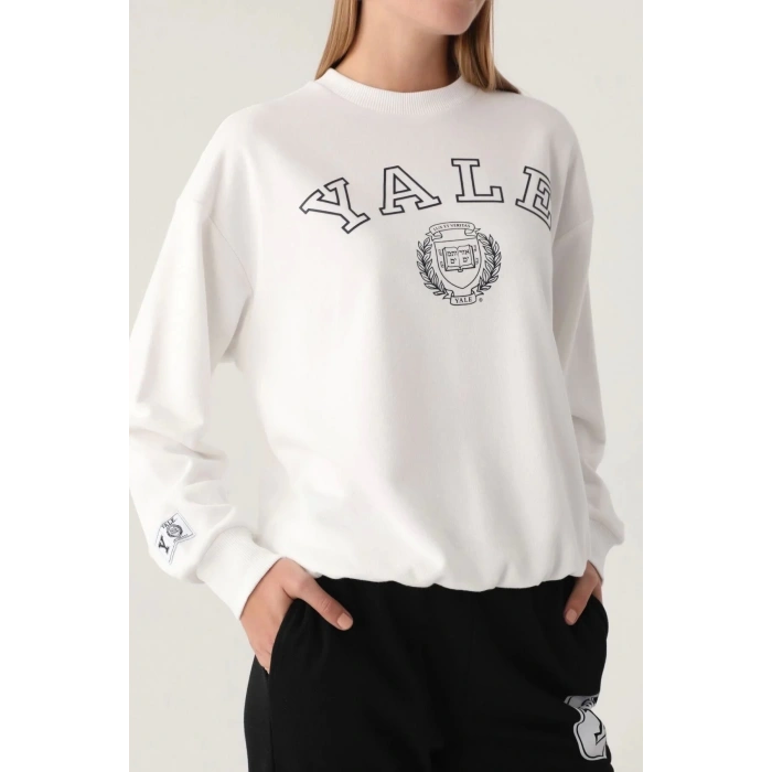 YALE KADIN TEK ÜST - KREM