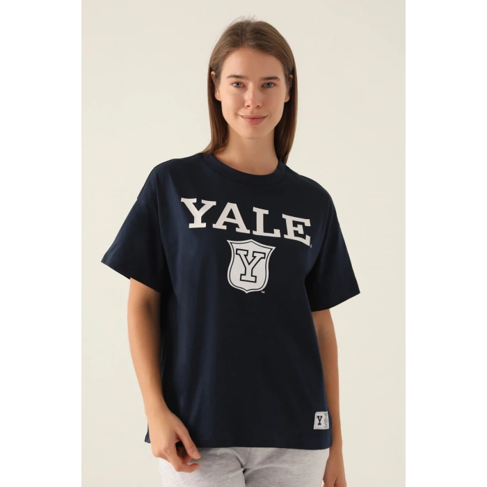 YALE KADIN TEK ÜST - LACİVERT