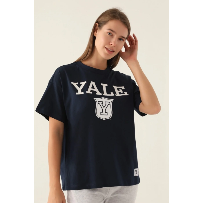 YALE KADIN TEK ÜST - LACİVERT