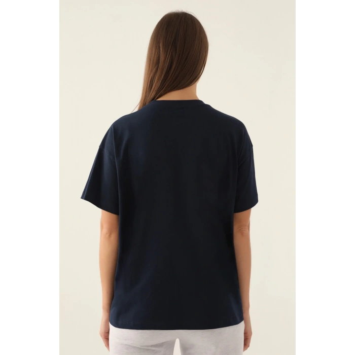 YALE KADIN TEK ÜST - LACİVERT