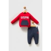 U.S.POLO ASSN ERKEK BEBEK 2Lİ TAKIM - KIRMIZI