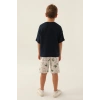 ERKEK ÇOCUK BERMUDA TAKIM - LACİVERT
