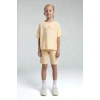 KIZ ÇOCUK BERMUDA TAKIM - BEJ