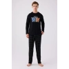ARNETTA ERKEK PİJAMA TAKIMI - SİYAH