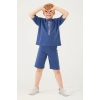 ERKEK ÇOCUK BERMUDA TAKIM - GECE MAVİSİ