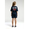 KIZ GARSON ŞORT TAKIM - LACİVERT