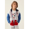 KAPPA ERKEK ÇOCUK FULLZIP SWEATSHIRT - KAR MELANJ