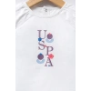 U.S.POLO ASSN. KIZ BEBEK 2Lİ TAKIM - Beyaz