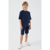 ERKEK ÇOCUK BERMUDA TAKIM - LACİVERT