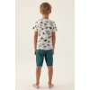 ARNETTA BABA OĞUL BERMUDA TAKIM - BEYAZ