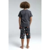 ERKEK ÇOCUK KAPRİ TAKIM - FÜME