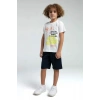 ERKEK ÇOCUK BERMUDA TAKIM - Beyaz