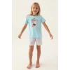 ARNETTA ANNE KIZ ŞORT TAKIM - AÇIK MAVİ