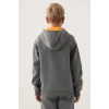 KAPPA ERKEK ÇOCUK SWEATSHIRT - ANTRASİT MELANJ