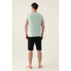 ARNETTA ERKEK BERMUDA TAKIM - SU YEŞİLİ