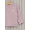 US POLO KIZ BEBEK UZUN KOL 2LI TAKIM - RETRO PEMBE