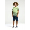 ERKEK ÇOCUK BERMUDA TAKIM - LİME