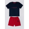 ERKEK BEBEK 2 Lİ KISA KOL T-SHIRT TAKIM - NAVY