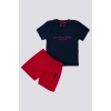 ERKEK BEBEK 2 Lİ KISA KOL T-SHIRT TAKIM - NAVY