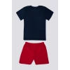 ERKEK BEBEK 2 Lİ KISA KOL T-SHIRT TAKIM - NAVY