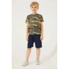 ERKEK ÇOCUK BERMUDA TAKIM - AVCI YEŞİLİ