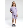 KIZ ÇOCUK BERMUDA TAKIM - LİLA