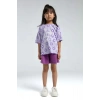 KIZ ÇOCUK ŞORT TAKIM - LİLA