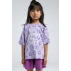 KIZ ÇOCUK ŞORT TAKIM - LİLA