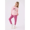 KIZ ÇOCUK EŞOFMAN TAKIM - Açık Pembe