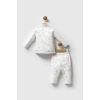 U.S.POLO ASSN KIZ BEBEK GÖMLEK PİJAMA TAKIM - Beyaz