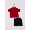 U.S POLO ASSN ERKEK BEBEK PİKE T-SHIRT 2Lİ TAKIM - KIRMIZI