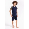 ERKEK ÇOCUK BERMUDA TAKIM - LACİVERT